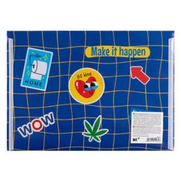 Aplankas (vokas) su spaustuku YES  Sticky Mood  , B5 1