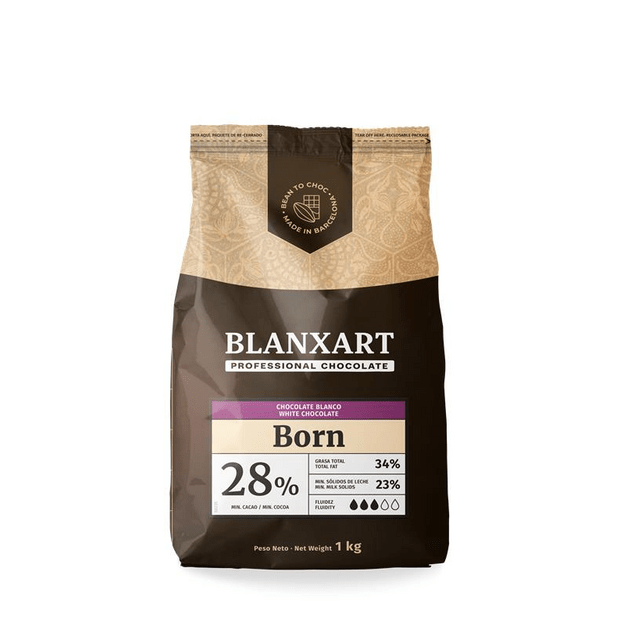 Baltasis &scaron;okoladas BLANXART, Born, 1 kg