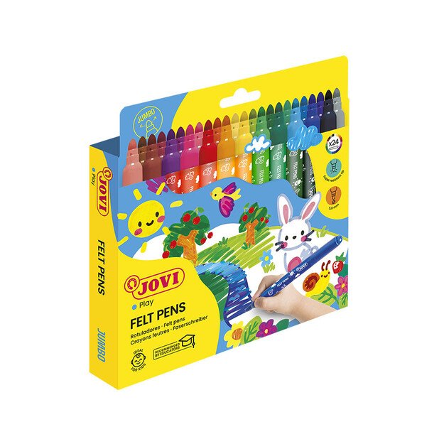 Stori flomasteriai JOVI MAXI, 24 spalvų rinkinys 1