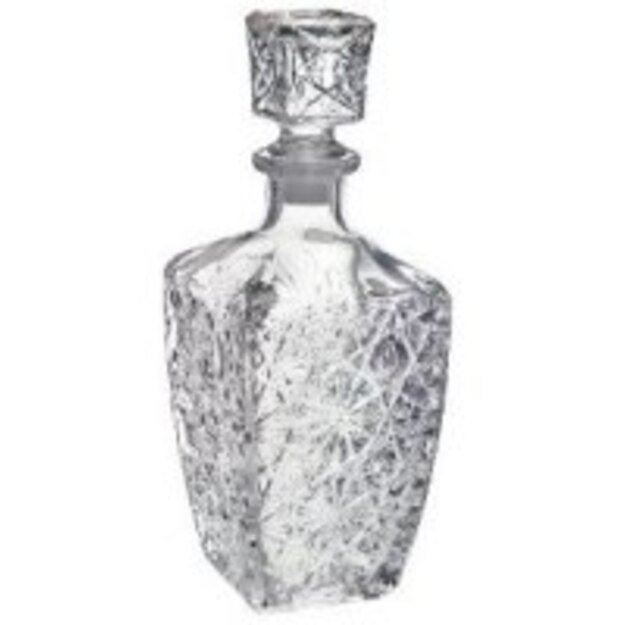 Grafinas DEDALO, su dangteliu, stiklas, 0,79 l, D 9,7 cm, H 24 cm, vnt