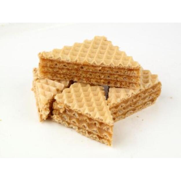 Vafliai su karamelės skonio pertepimu, 3 kg