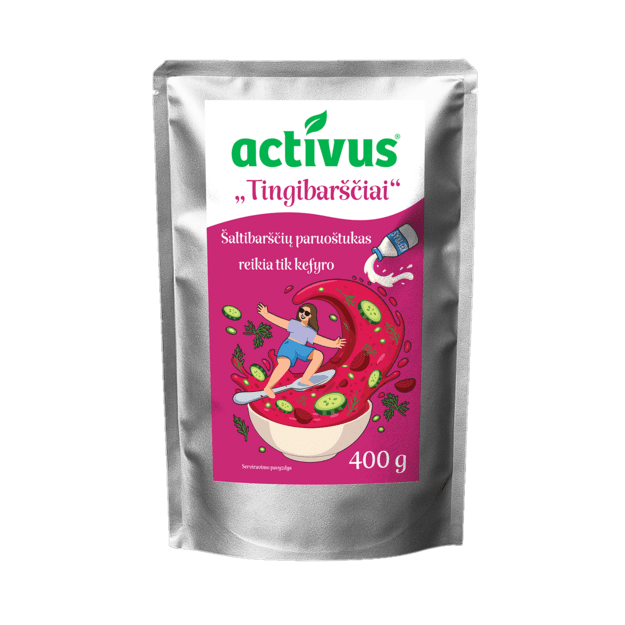 &Scaron;altibar&scaron;čių paruo&scaron;tukas ACTIVUS,Tingibar&scaron;čiai, 400 g