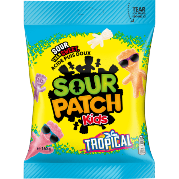 Guminukai SOUR PATCH, Tropical, 160 g
