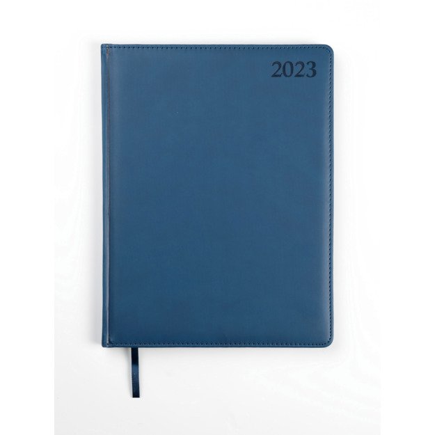 Kalendorius EXTRA SHINE, 2026, PU, A4, mėlyna (Baltic)