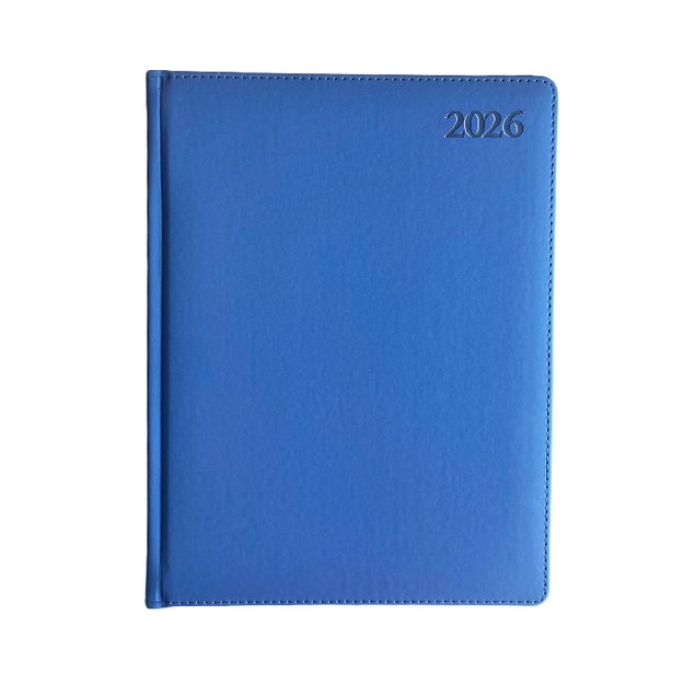 Kalendorius EXTRA SHINE, 2026, PU, A4, mėlyna (Baltic) 1
