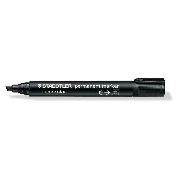 Permanentinis žymeklis STAEDTLER LUMOCOLOR 350, JUODA 6