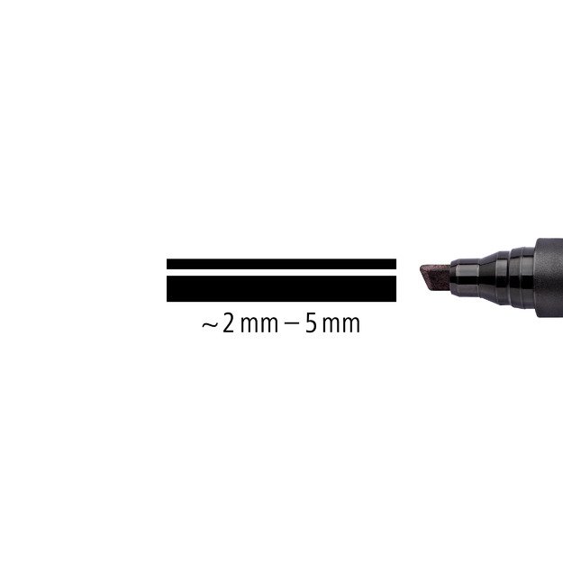 Permanentinis žymeklis STAEDTLER LUMOCOLOR 350, JUODA 3