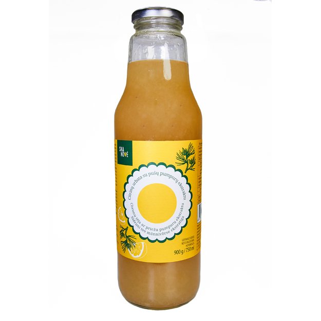 Citrinų arbata su pušų pumpurais SKANOVĖ, 900 g / 750 ml