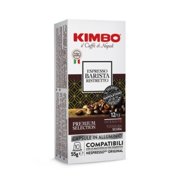 Kavos kapsulės KIMBO, Espresso Ristretto, 10x 5,5g