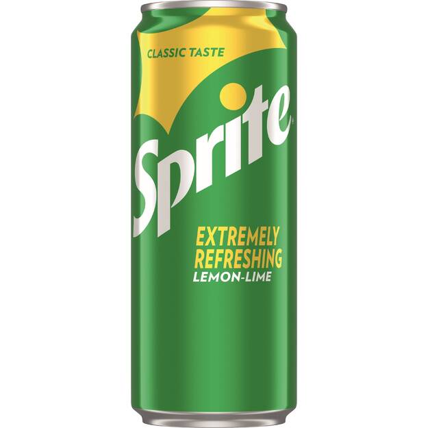Gazuotas gaivusis gėrimas SPRITE, 0,33 l, skardinė D