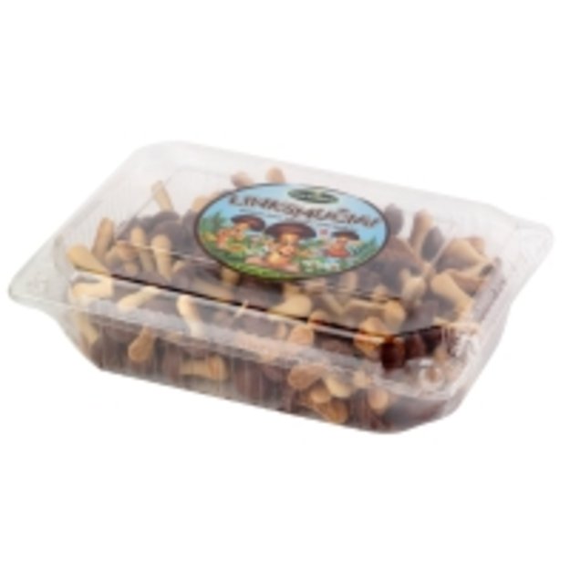 Sausainiai LINKSMUČIAI, šokolado skonio grybukai, 500 g 1