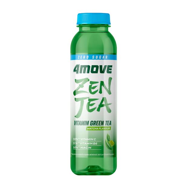 &Scaron;alta arbata 4MOVE, ZEN TEA GREEN MATCHA, zero sugar, 556 ml , PET