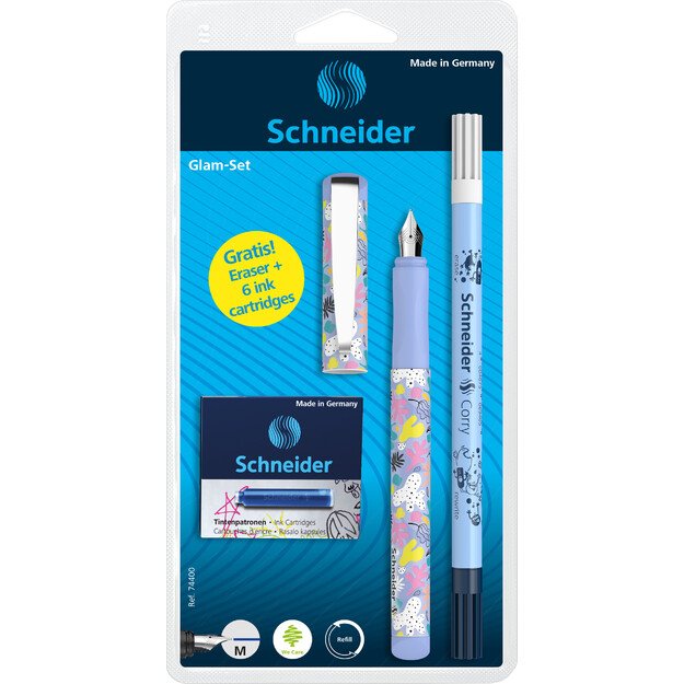 Rinkinys  Plunksnakotis Schneider GLAM+Corry+6 ra&scaron;alo kapsulės 8