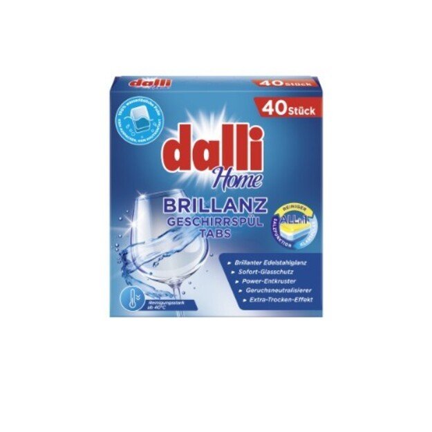 Indaplovių tabletės DALLI, All-In-1, 40 vnt
