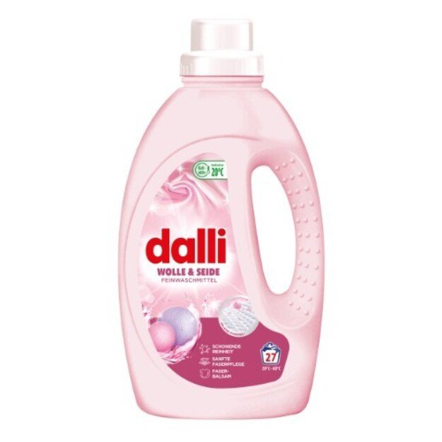 Skystas skalbiklis DALLI, skirtas vilnai ir &scaron;ilkui, 1,1 l (27 skalbimų dozės)