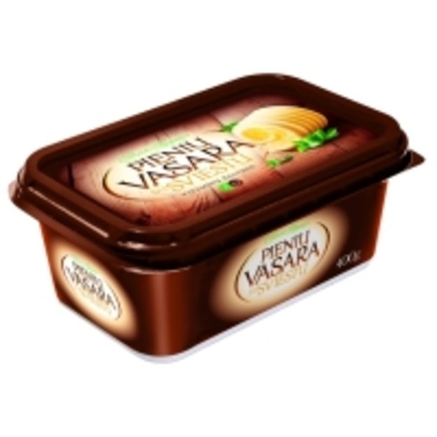 Margarinas PIENIŲ VASARA, su sviestu, 400 g