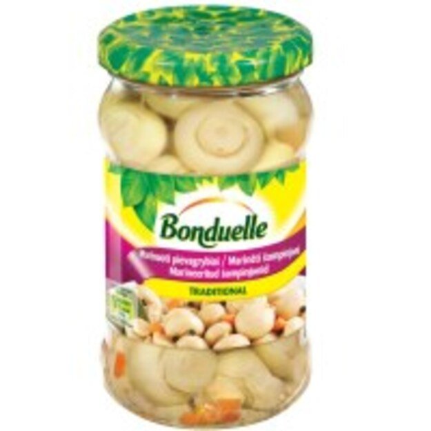 Marinuoti pievagrybiai  Traditional BONDUELLE, 280 g / 165 g