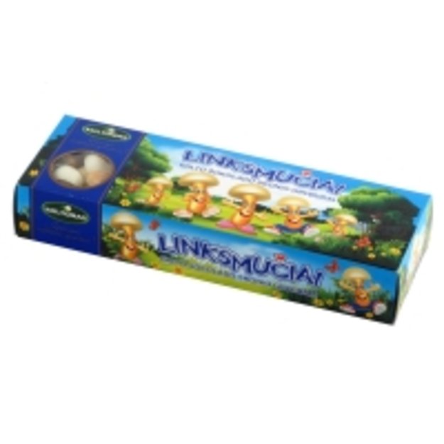 Sausainiai LINKSMUČIAI, balto šokolado skonio grybukai, 170 g 1