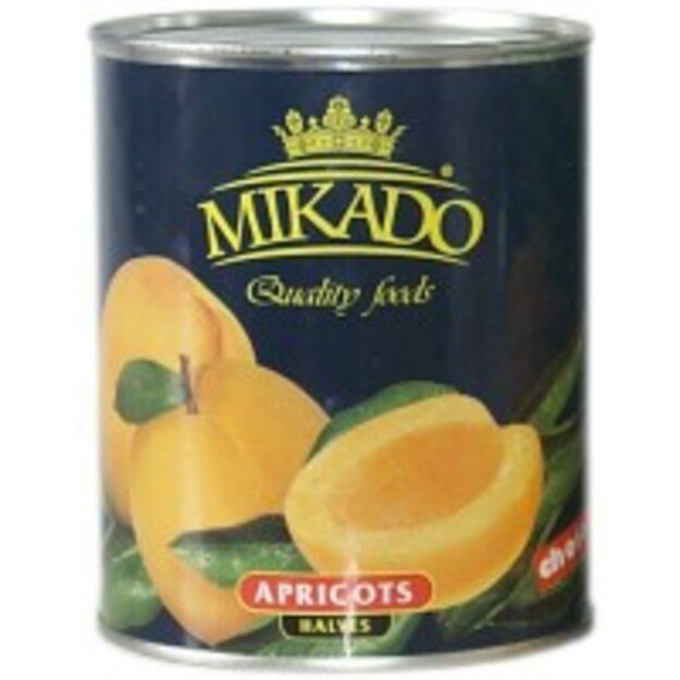 Abrikosų puselės MIKADO, 825 g / 480 g 1