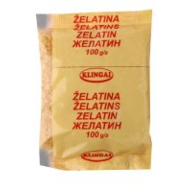 Želatina KLINGAI 100 blumų, 100 g 1